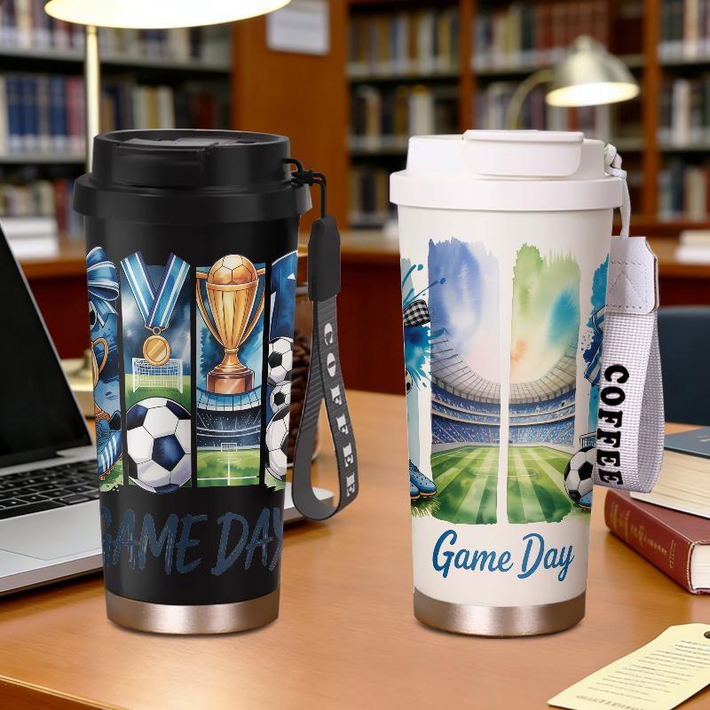 Tumbler Sepak Bola Urban Botol Air Minum Aesthetic Stainless Steel Tumblr CUP 500 ML Termos Keep Col