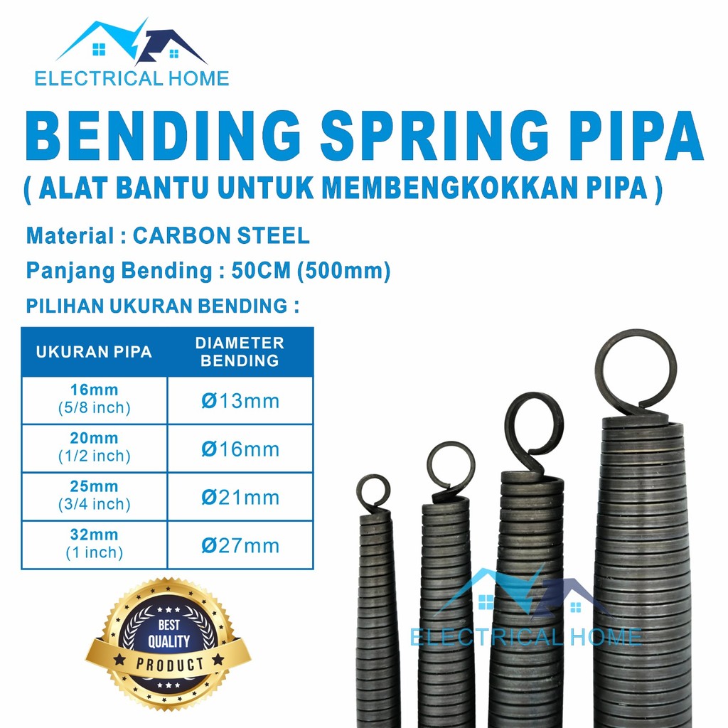 BENDING SPRING PIPA / PEMBENGKOK PIPA PVC / BENDING PER PIPA