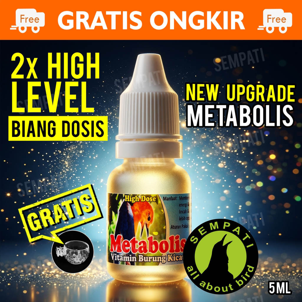 ready gas SEMPATI Metabolisme Metabolis High dose New Updgrade 2x Level dosis Vitamin Obat Burung Sa
