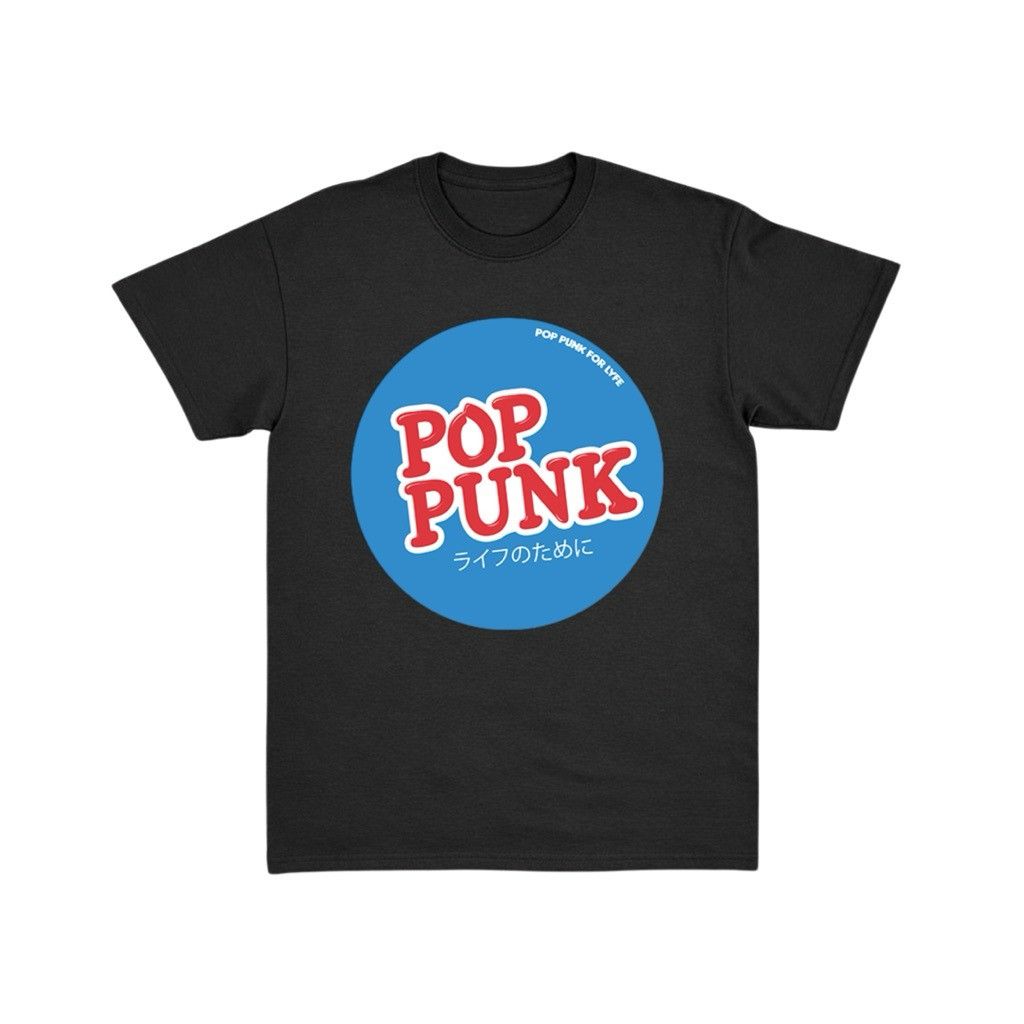 Kaos Pop Punk Pop Mie | Kaos Pop Punk for Lyfe | Kaos Skena REGULAR FIT 30s