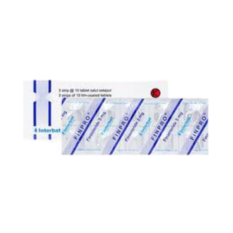 FINPRO 5 MG 1 STRIP @ 10 TABLET SALUT SELAPUT