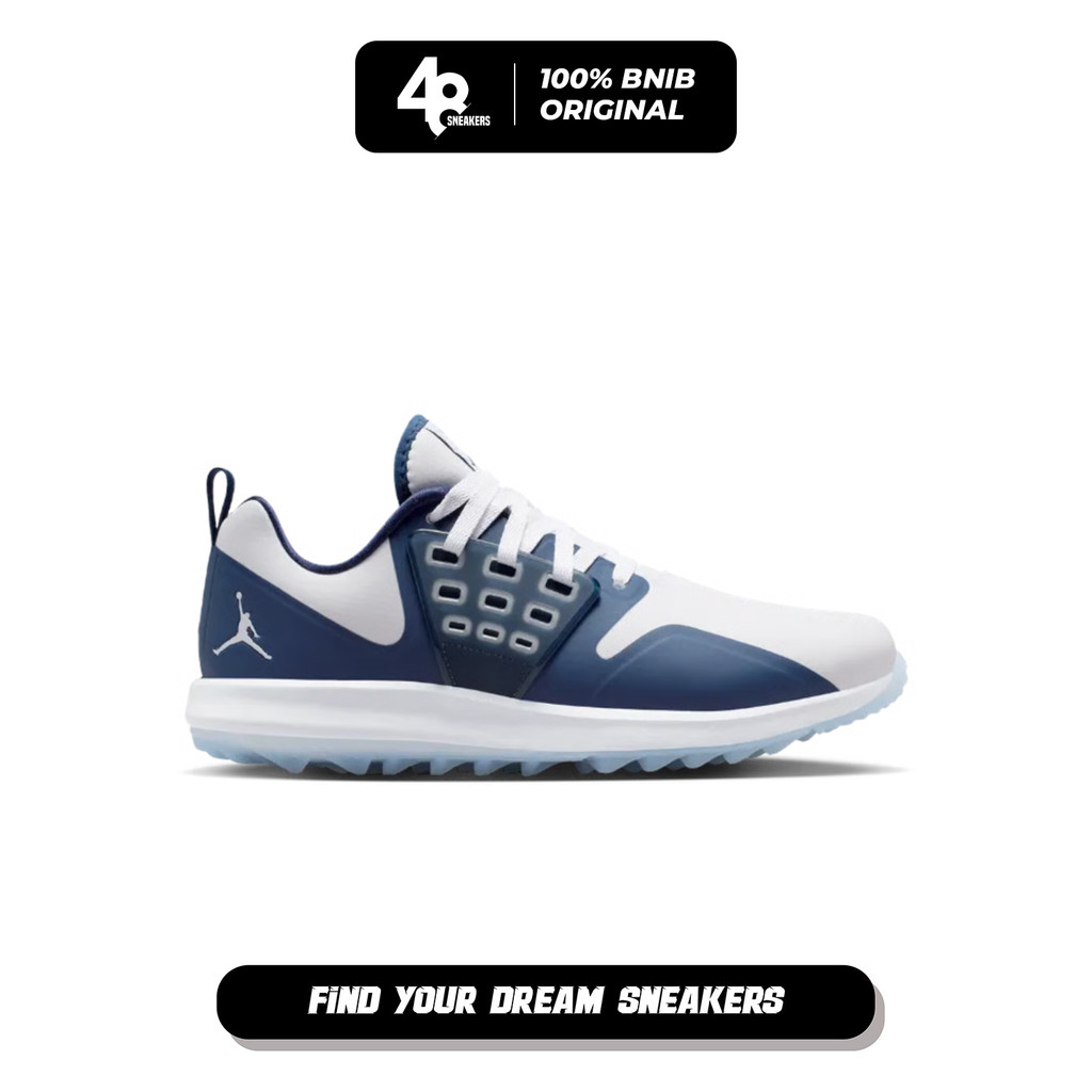 Sepatu Golf Nike Air Jordan Grind White Midnight Navy (AR0503-100) Original