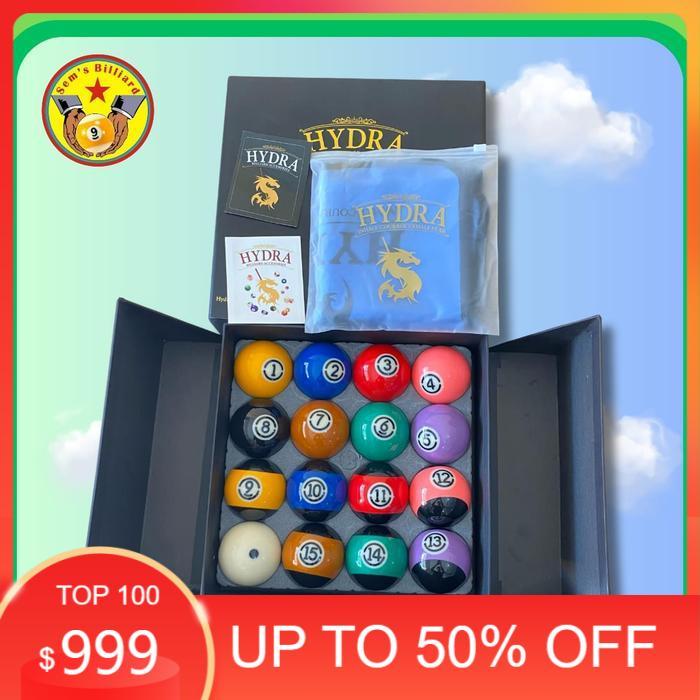 Hydra Ball Billiard Black - Bola Billiard - Bola Bilyar