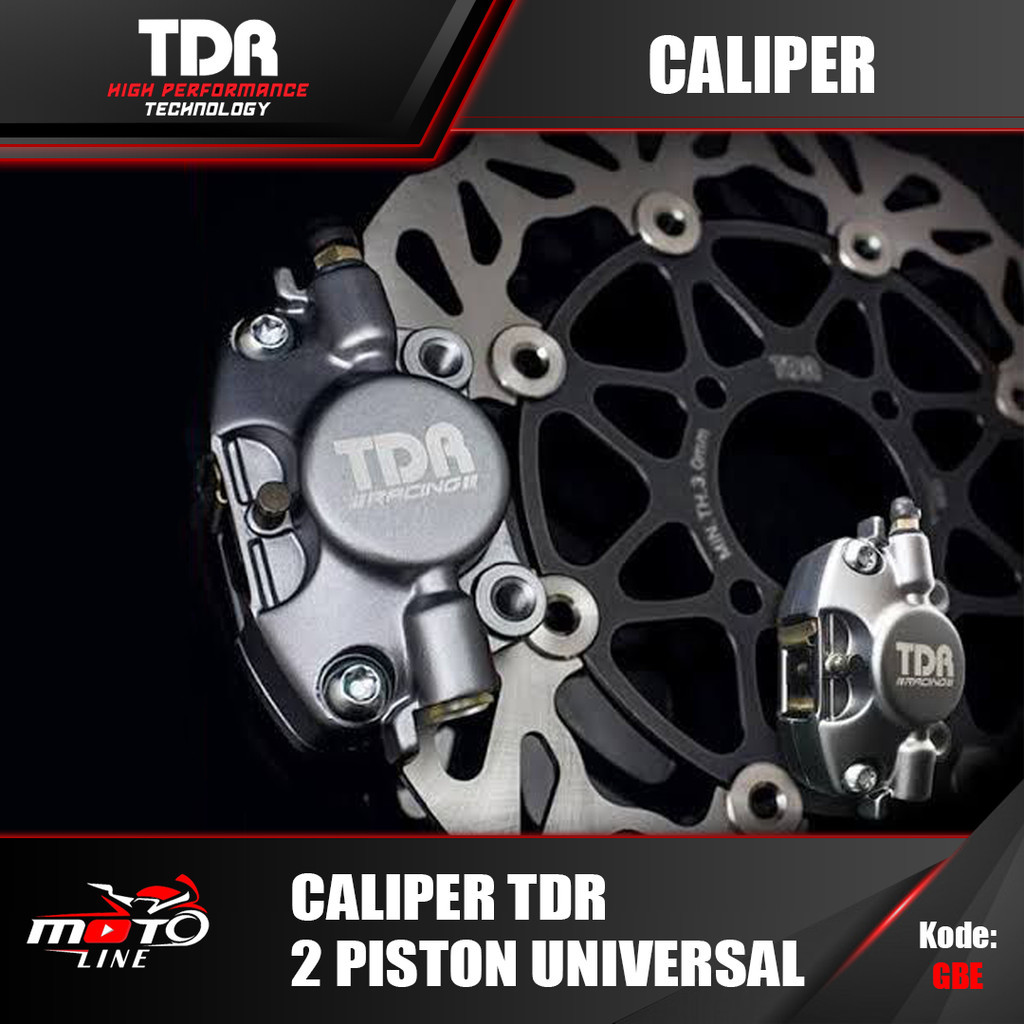 KALIPER TDR 2 PISTON UNIVERSAL