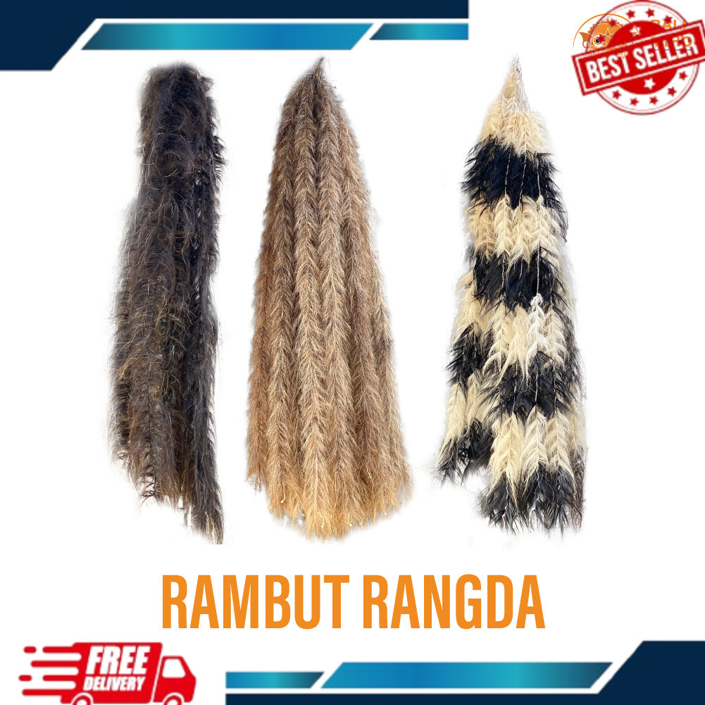 Rambut Rangda - Bok Rangda - Rambut Rangda Bali - Rangda Bali - Bulu Rangda - Bulu PALING DICARI 