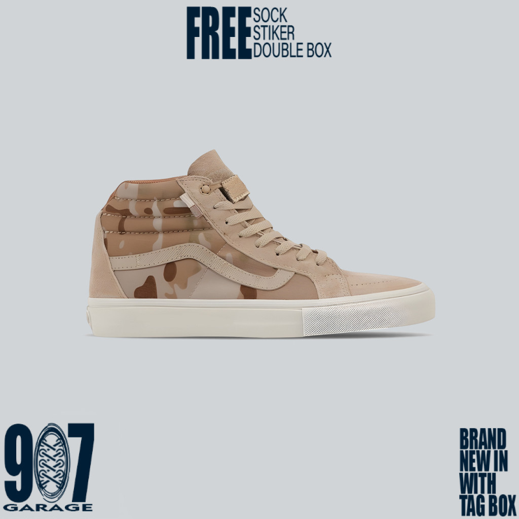 Vans Sk8 Hi Notchback Defcon Multicam Jungle Brown