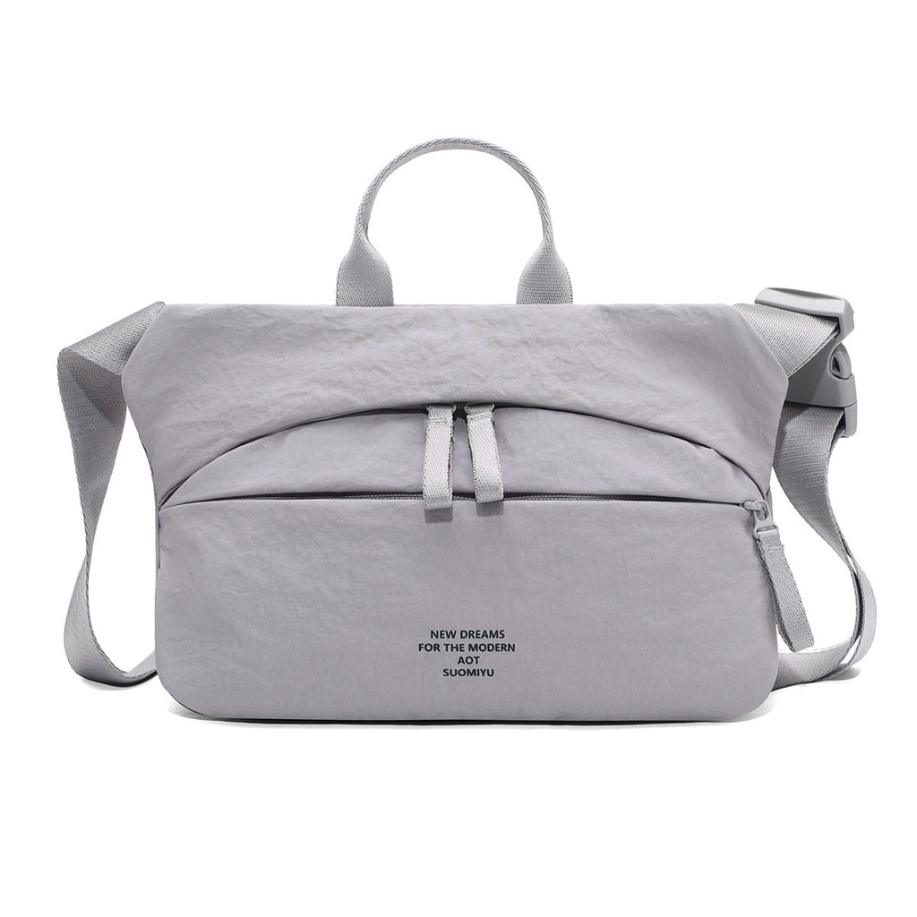 Tas Chest Bag Pria Wanita Waterproof Nylon Sling Bag Outdoor Waist Bag HP Casual