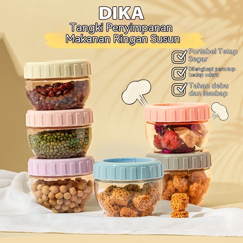 Toples Grosir Penyimpanan Snack Plastik Ukuran Kecil Segel Rapat Multifungsi Pola Kartun 6 Warna 7.7
