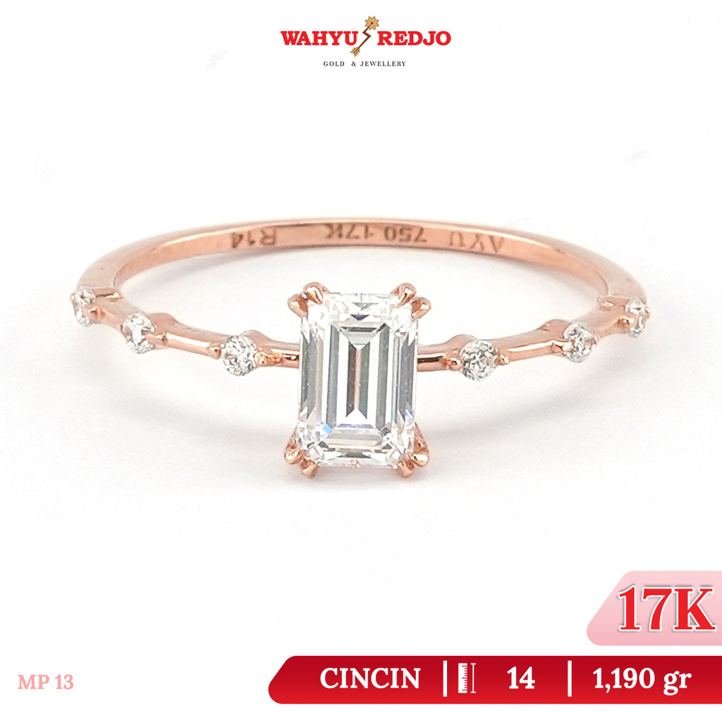 Cincin Emas 17K Wahyu Redjo CC-17K-31050742-PMR