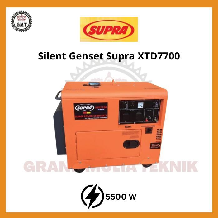 genset silent 5000 watt solar supra xtd 7700
