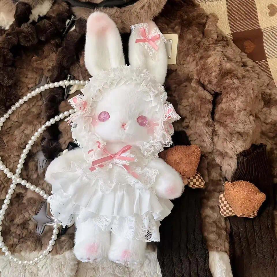 New Bunny Bag Lolita Princess Shoulder Bag Pearl Chain Sweet Crossbody Bags