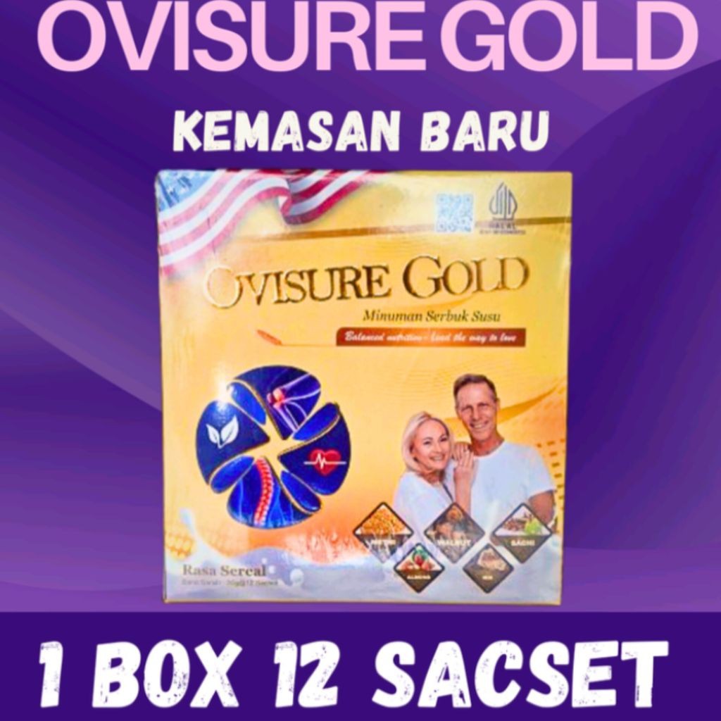 ( Terlaris ) OVISURE GOLD ORIGINAL MILK SUSU OBAT TULANG DAN SENDI, nyeri sendi tulang, OVISURE GOLD