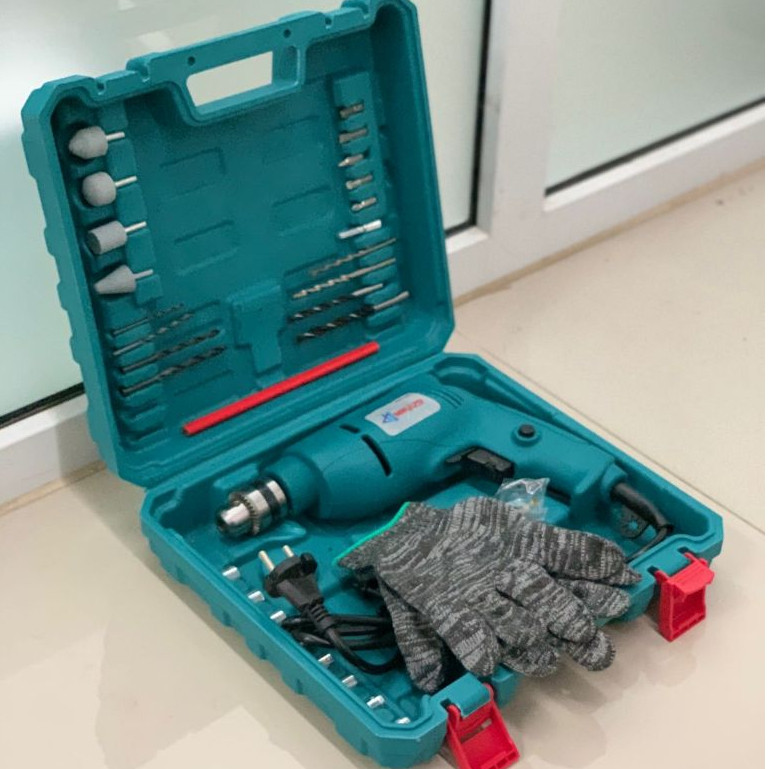 MIKAYO X MAKITA  Mesin Bor Listrik Bolak Balik 10MM Electric Drill Bor Beton Bor Tembok Alat Bor Bor