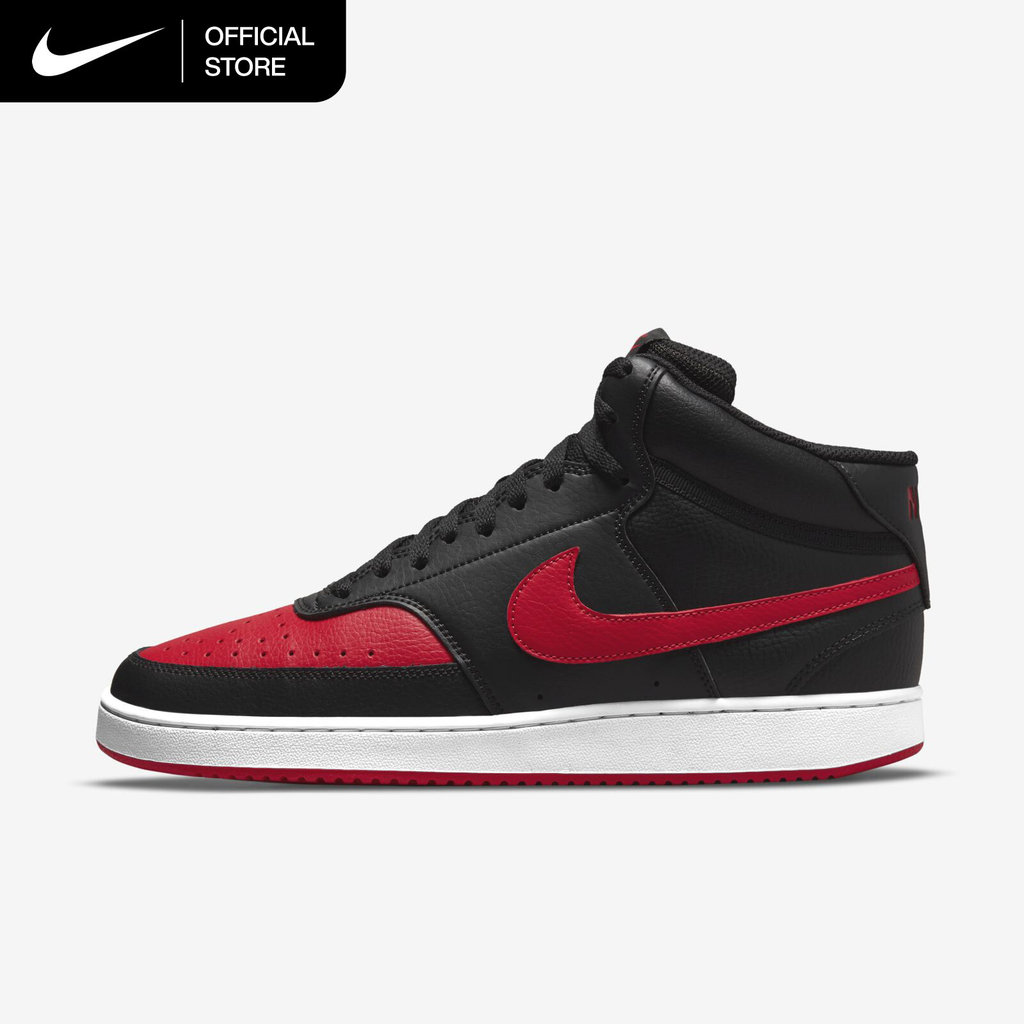 Nike Men's Court Vision Mid Shoes - Black [DM8682-001]