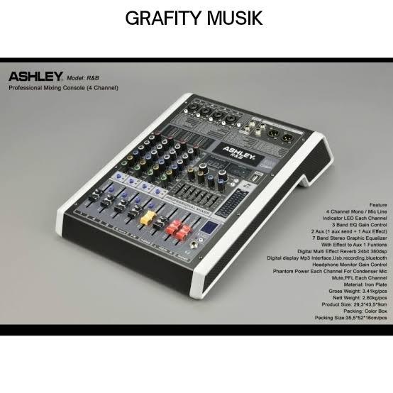Mixer Audio Ashley RNB 4 R&B 4 Channel Ashley RNB 4 Channel
