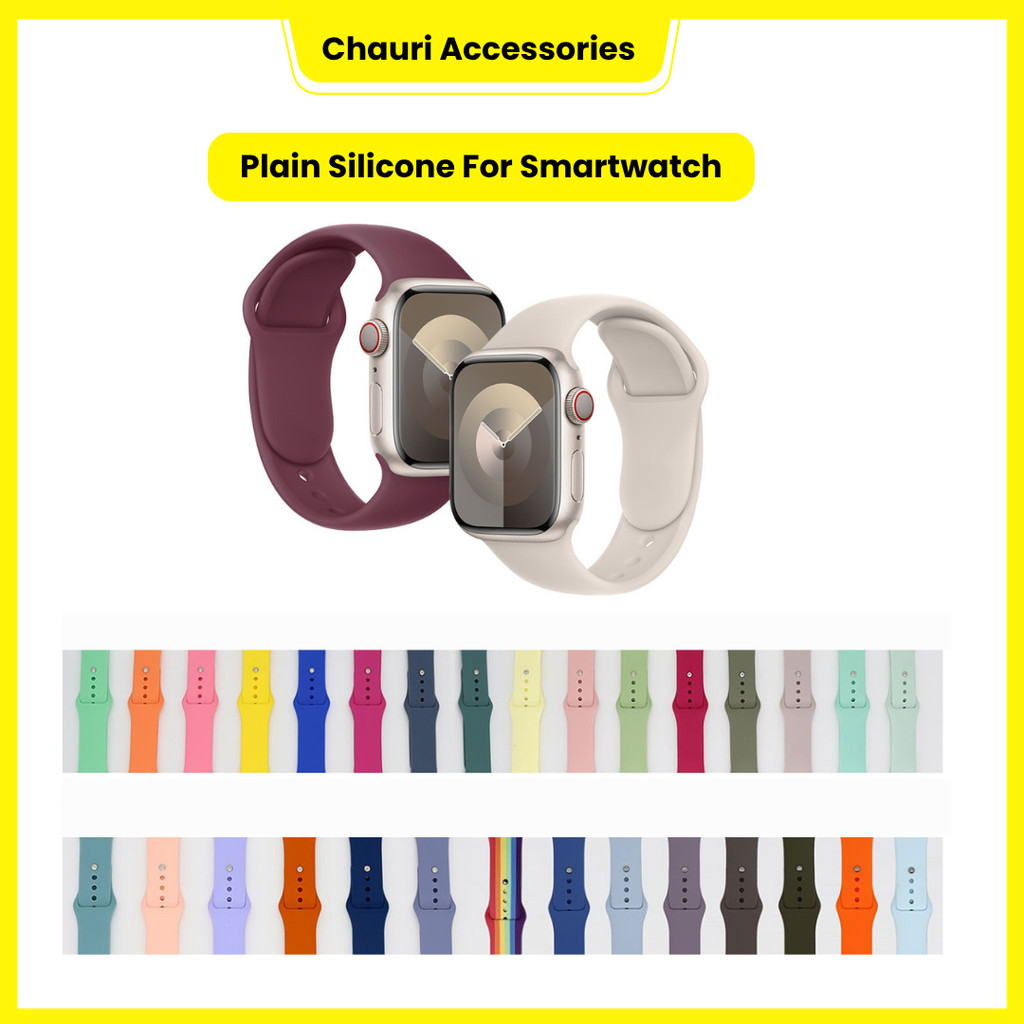 Tali Plain Untuk Jam Tangan T500 T55 T500 Plus Pro DT No 1 IWO Z66 Z59 Hiwatch 8 T800 T900 Ultra iwa