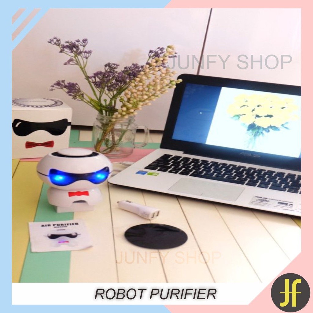 Robot Purifier / Air Purifier / Alat Penjernih Udara Model Robot / Filter Udara / Filter Udara Ruang