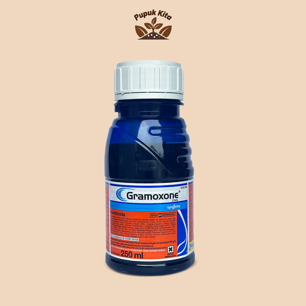 PUPUKKITA - Gramoxone 250ml Herbisida Pembasmi Rumput Gulma Liar Racun Rumput Paling Ampuh Sampai Ak