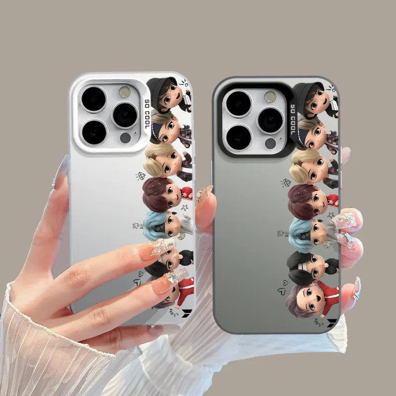Case Motif BTS REDMI/Xiaomi 17 Pro Max Lucu Tahan Benturan untuk Redmi Note 14 Pro 12 8 9 10 11 13 1