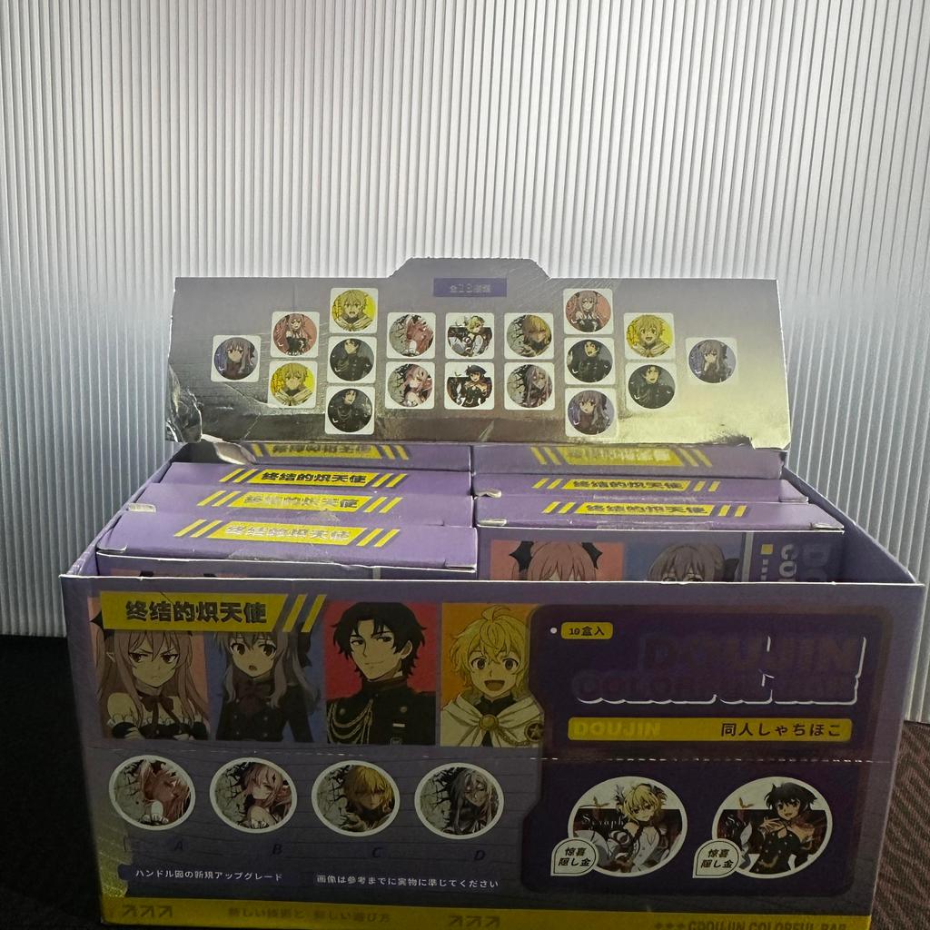 OWARI NO SERAPH Badge Pin Premium Akrilik Case Anime untuk Penggemar Anime dengan Desain Menarik dan