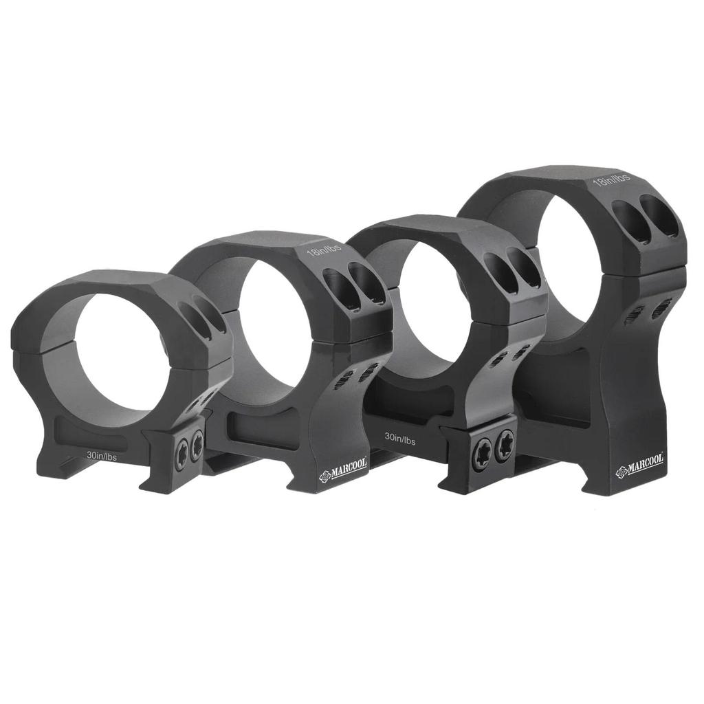 MARCOOL 2PCS 30mm Tube Rifle Scope Ring Mount 7075 Aluminum Durable Ring Mounts for  Tactical 09 10 