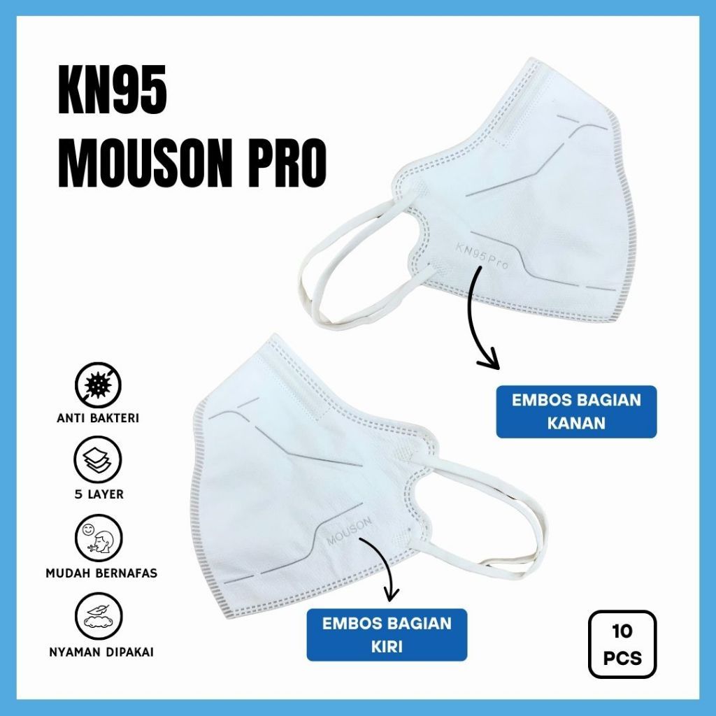 Mouson Pro - Masker Kn95 Pro - Kn95 Mouson