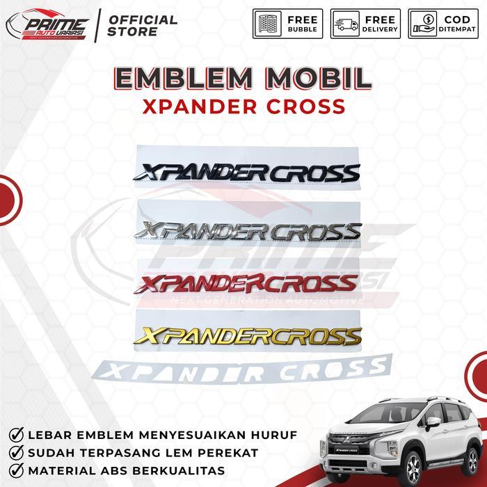 Emblem Kap Mitsubishi Xpander Cross Emblem Kap Mesin XpanderCross - Merah