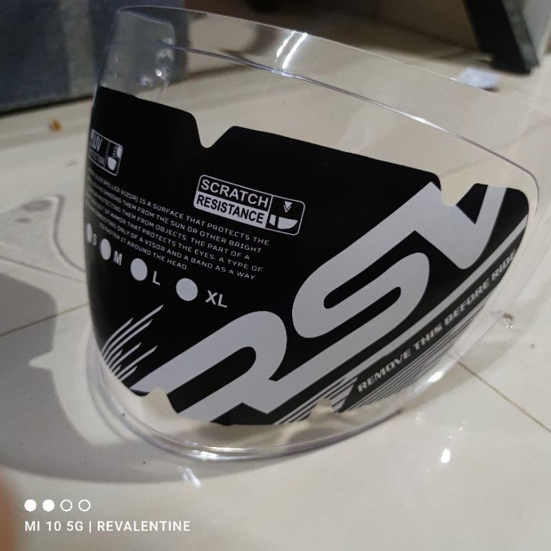 VISOR RSV NEW WINDTAIL & SV300 CLEAR ORIGINAL | KACA HELM CLEAR BENING HALF FACE SV 300 WIND TAIL OR