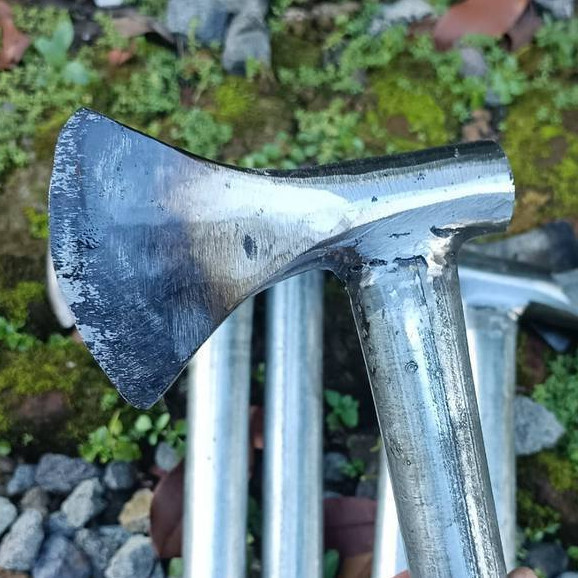 Kapak Palu 2 in 1 Baja Karbon - Bilah Tajam & Palu Solid 30cm