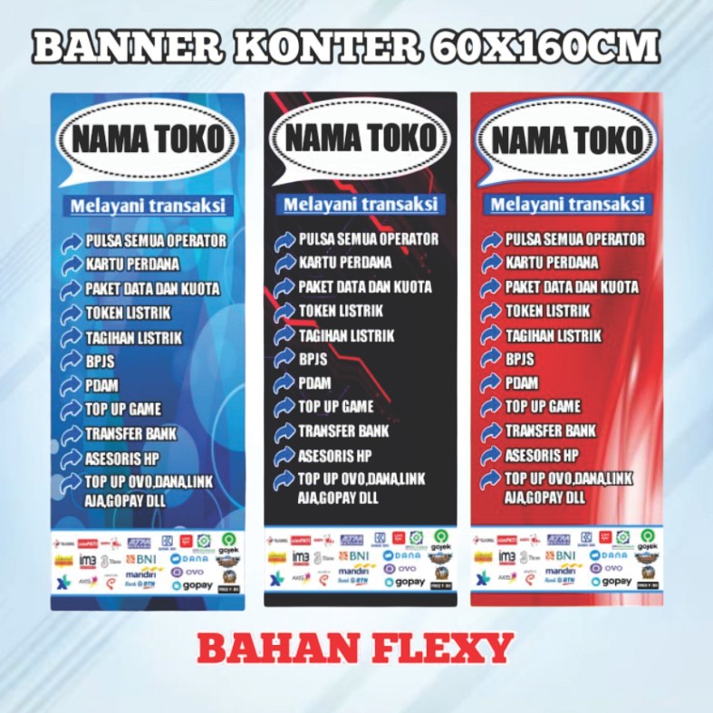 BANNER SPANDUK KONTER BANNER KONTER
