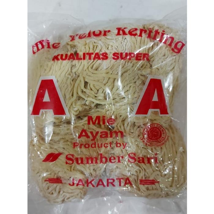Mie Telur Keriting ( Mie Ayam ) Kualiatas Super Merk AA / 1 Pack