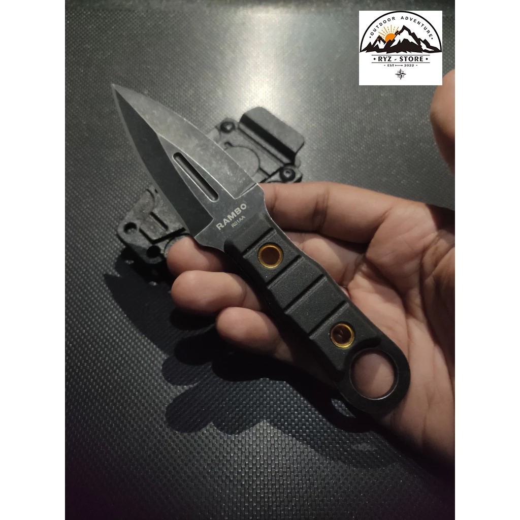 Pisau Survival | Pisau Rambo P1465-1 / Pisau Camping Outdoor Tactical