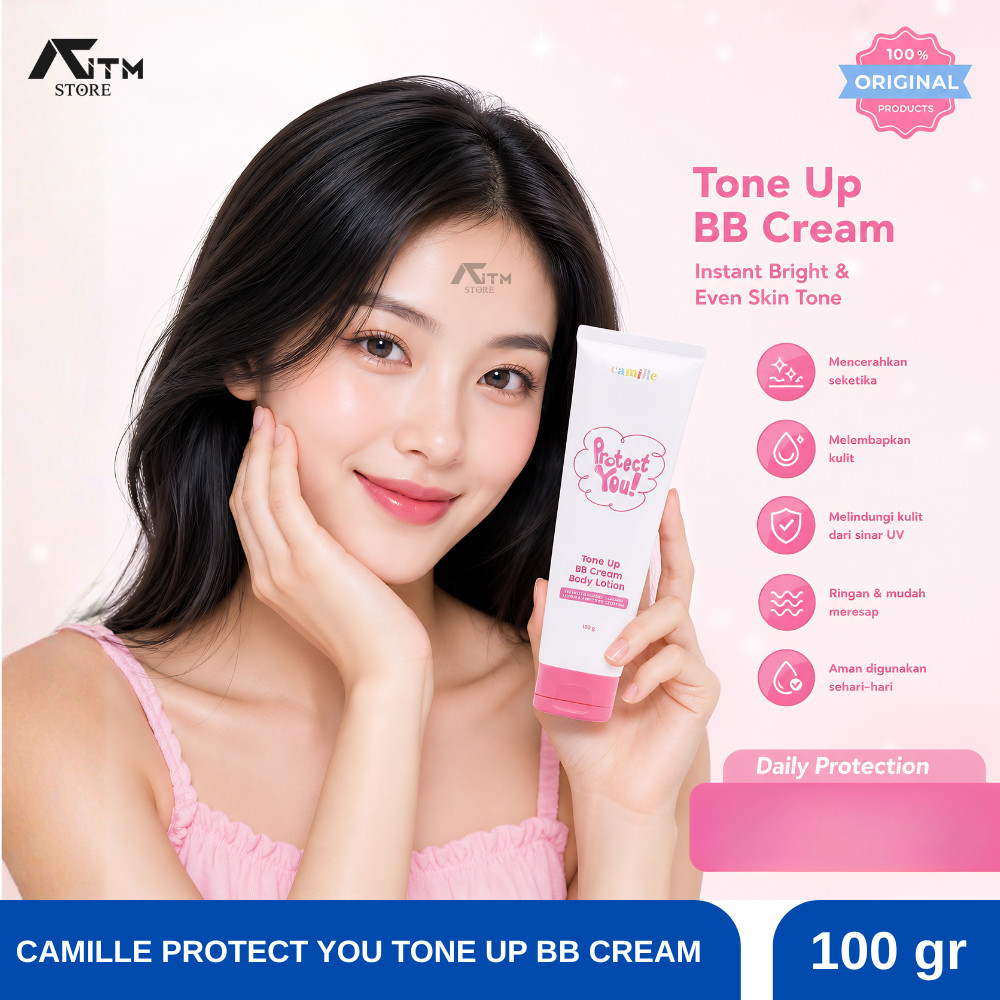 Body Lotion Camille Protect You 100gr Perawatan Kulit Harian Anti Kusam