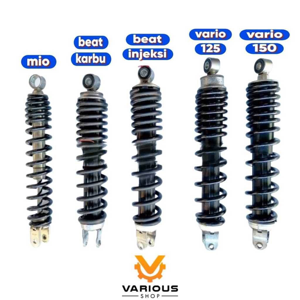 Shockbreaker Ori Mio Beat Karbu Beat Injeksi Vario 125 Old Vario 125,150 LED Ceper Downsize