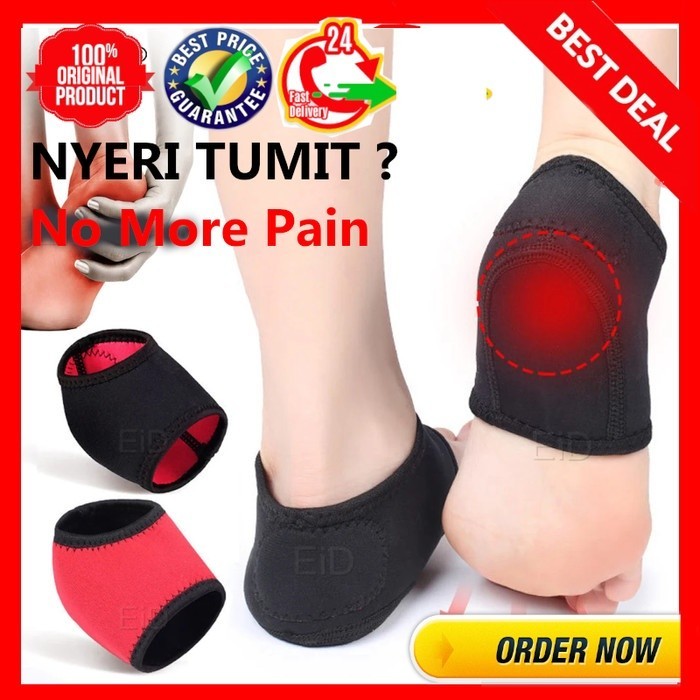 Insole kain Pelindung tumit terapi Kaki Pecah plantar fasciitis