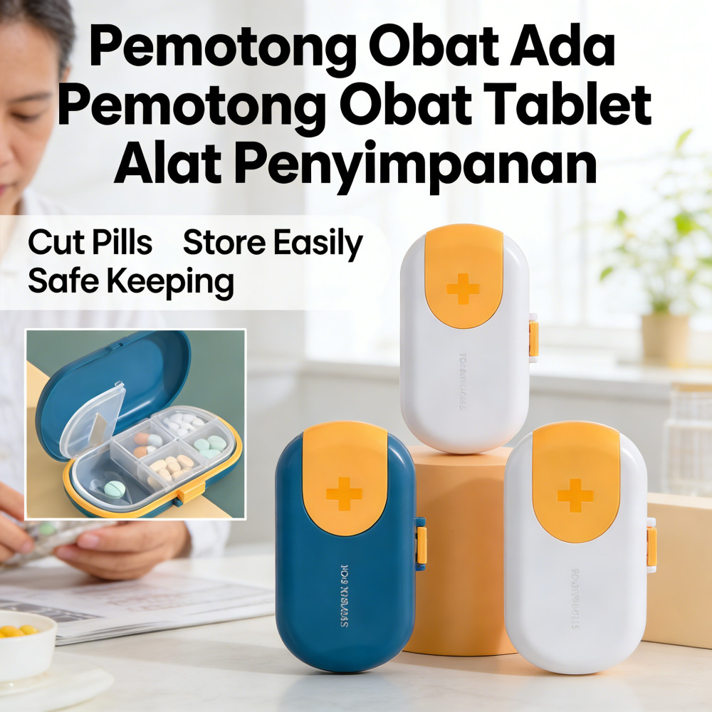 Ada Alat Pemotong Obat Pemotong Obat Tablet Penyimpanan Obat
