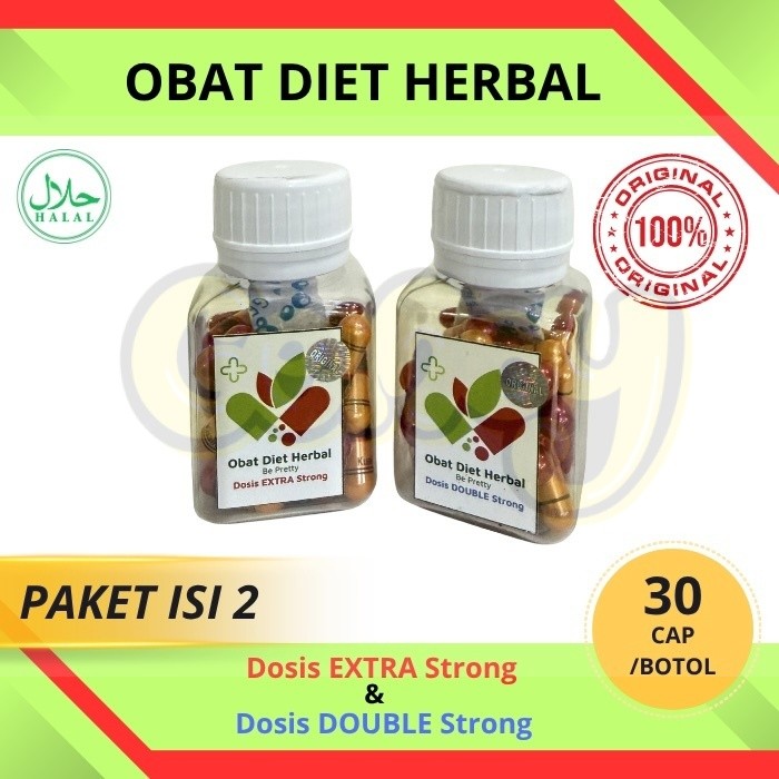 paling larisss Kapsul Diet EXTRA STRONG & DOBLE STRONG | KJP Paling Ampuh 1000% | Herbal Original Ri