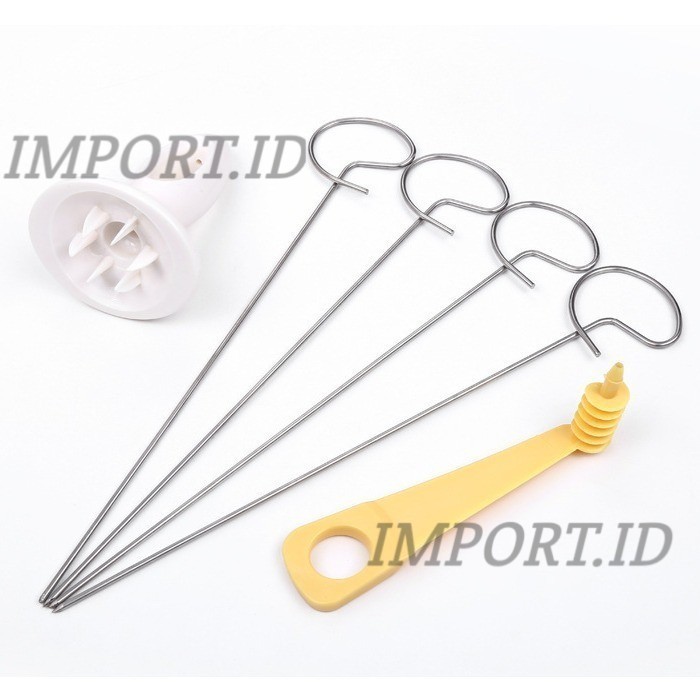 Pisau Putar Ulir Keripik Kentang Singkong Ubi / Spiral Potato Slicer / Alat Pemotong Pengiris Kentan