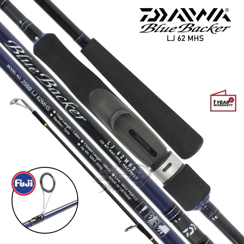 Joran DAIWA BLUE BACKER LJ 2025 | 188cm | PE#2 PE#3 | 1Pieces | Spinning Overhead | Jigging ~IMPlaza