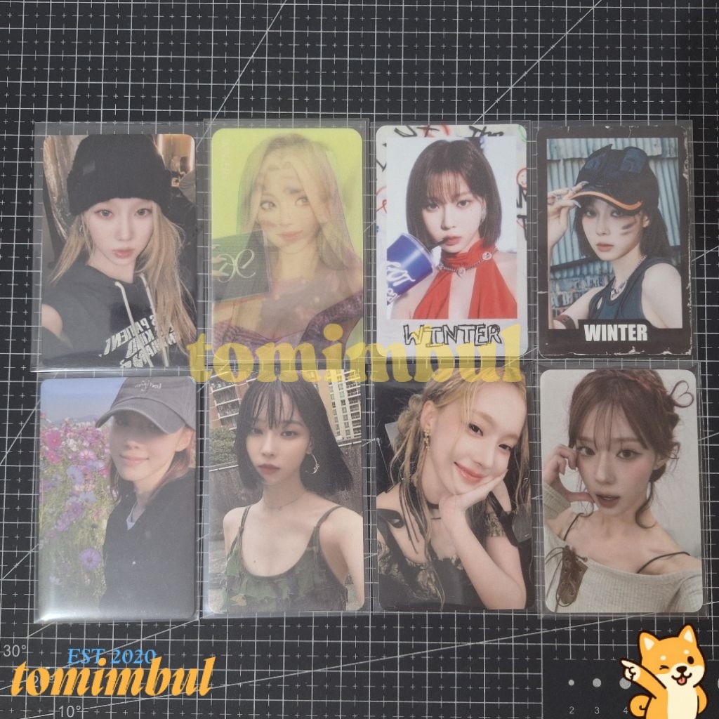 AESPA Winter Official Photocard PC QQ Drama Got the Beat GOT Drama Whiplash My World