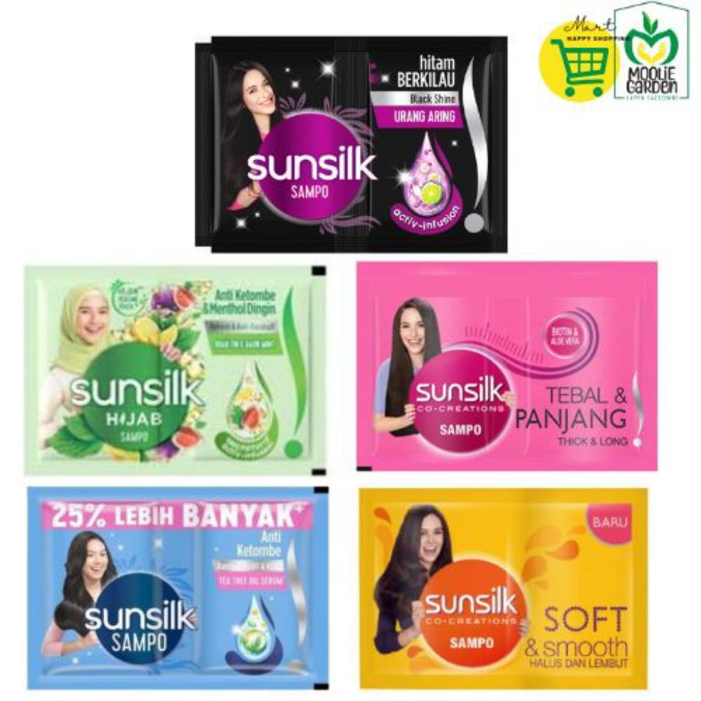 [AS]  Sunsilk Shampo Renceng Sachet - Soft & Smooth, 12 Sachet per Renceng