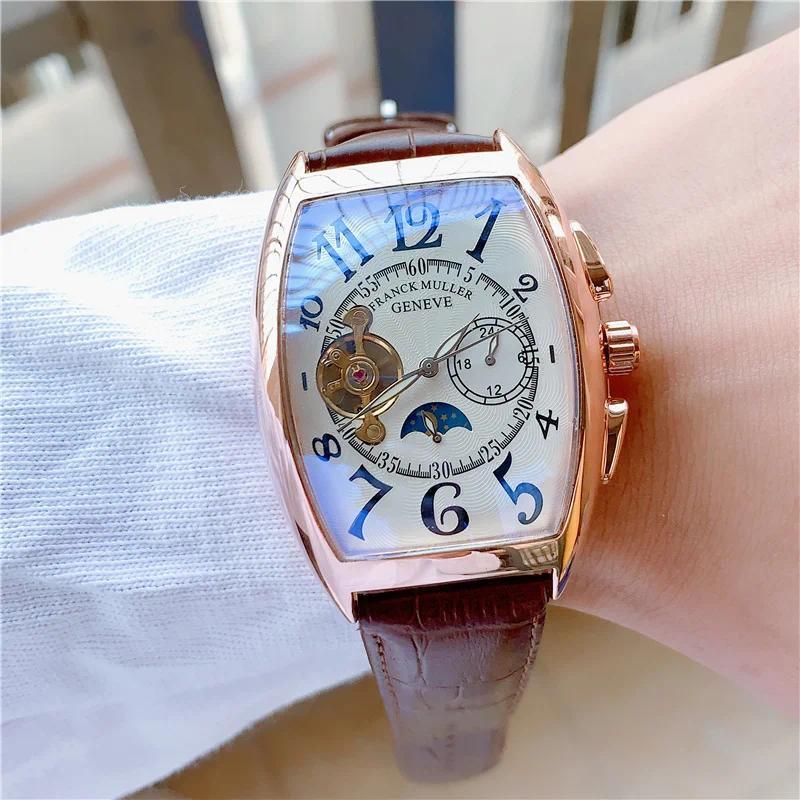 Jam Tangan Tourbillon full-function high-quality tourbillon men's fully automatic mechanical popular