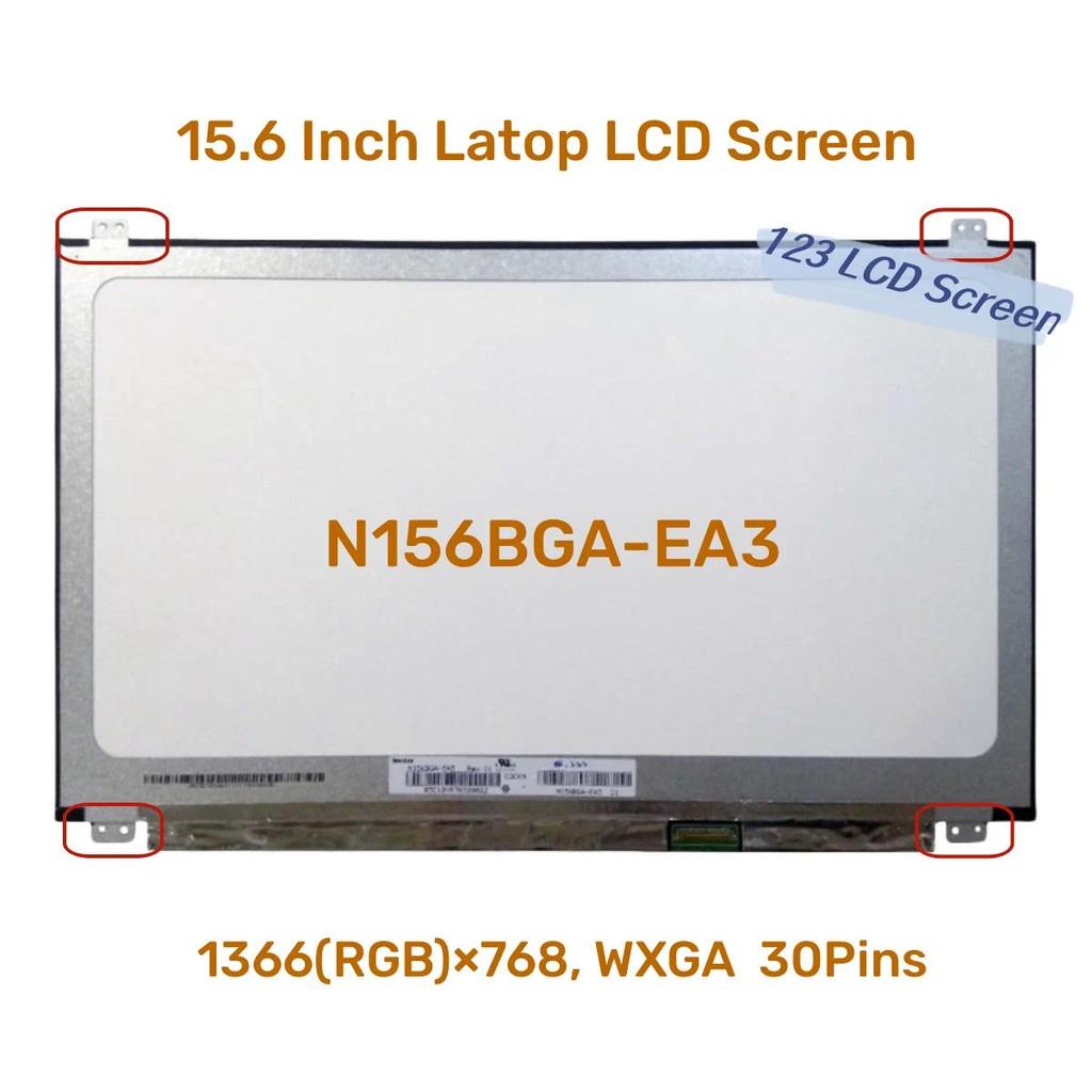 15.6 Inch Laptop LCD LED Screen  N156BGA EA3 N156BGA-EA3 Rev. C2 C1 C3 splay Matrix 1366x768 30-Pin 