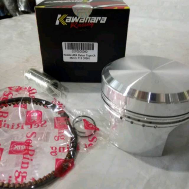 piston kawahara 66 15 pin pen 15 mmm singel ring 1 ring CR.set piston kit original kawahara racing s