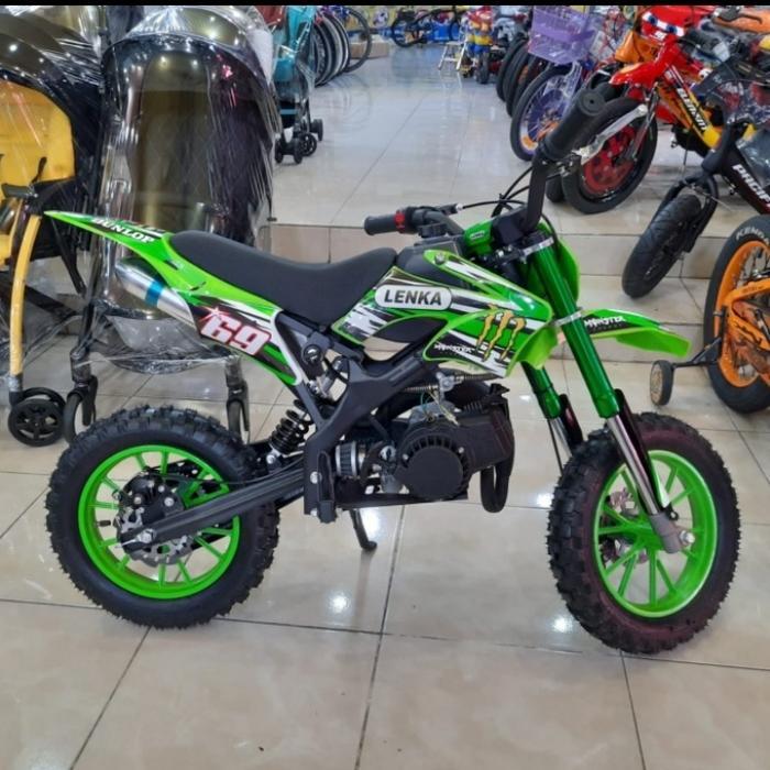 MOTOR TRAIL MINI 50CC LENKA - Putih