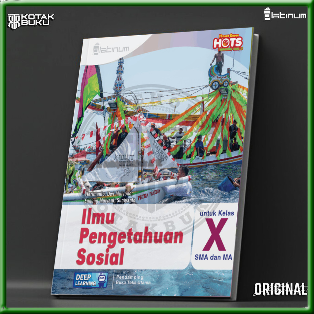 [ TS ] Buku IPS Kelas 10 SMA Deep Learning  / IPS SMA / Platinum