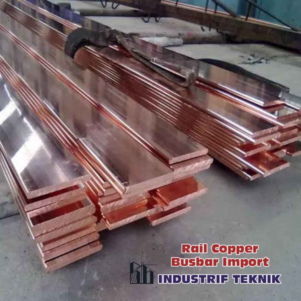 RAIL COPPER 10 x 50mm x 4 Meter (RC) BUSBAR IMPORT (PLAT TEMBAGA)