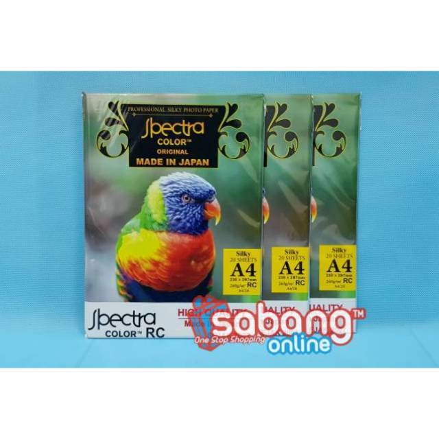 PAPER SPECTRA SILKY 260 GSM / KERTAS FOTO SPECTRA SILKY