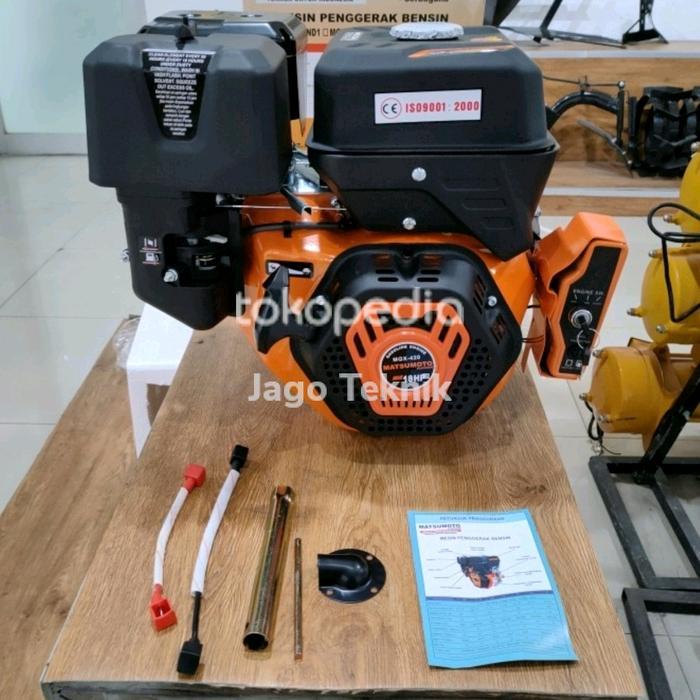 Mesin Penggerak Bensin Gasoline Engine 18hp Matsumoto MGX 420 elektrik