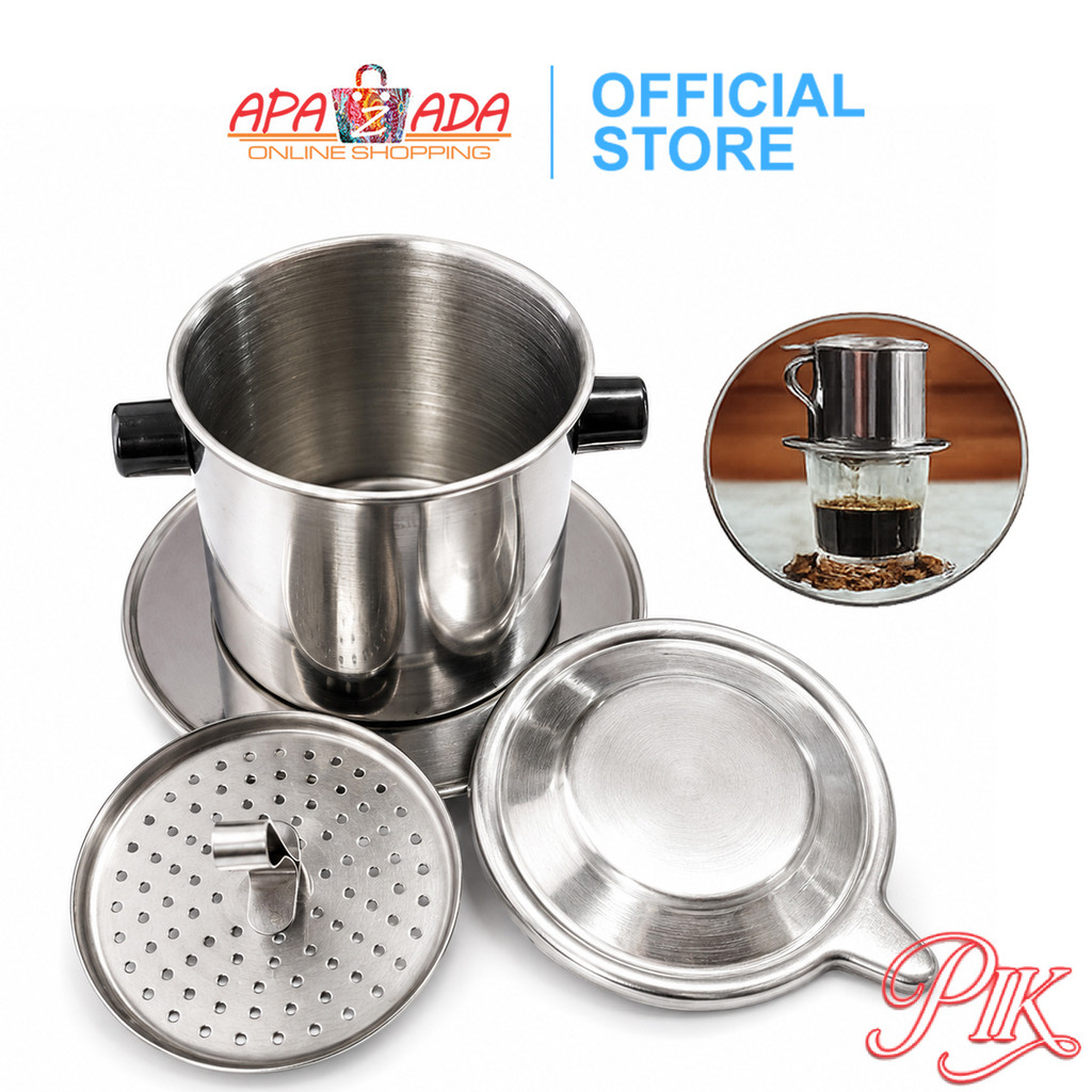 Saringan Kopi Vietnam Drip / Longcam Filter Pot Dripper Kopi / Alat Saring Kopi